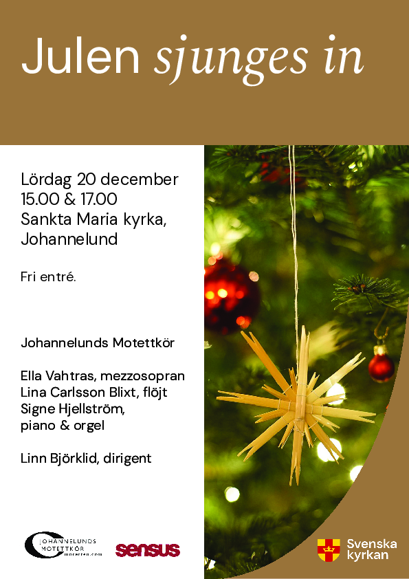 Julen sjunges in
